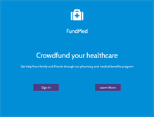 Tablet Screenshot of fundmed.com